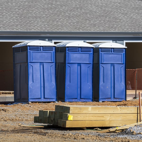 what is the maximum capacity for a single portable restroom in Henderson Tennessee